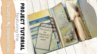 The Lord is my Shepherd Junk Journal Folio Tutorial  #junkjournaltutorials