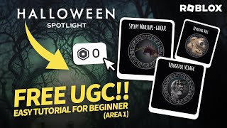 Free Ugc Halloween Spotlight Event - Area 1 Easy Tutorial