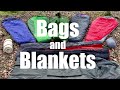 Sleeping Bags and Blankets. My choices for Wild Camping, Bushcraft, Hammock camping and Backpacking.