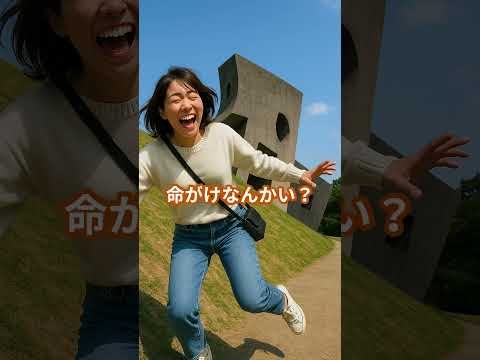 養老天命反転地で大パニック！芸術って命がけやん！　　　　　　 #日本 #雑学 #https