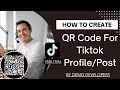 Create QR Code For Tiktok Profile/Post | QR Code Generator App