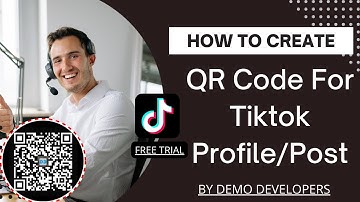 Create QR Code For Tiktok Profile/Post | QR Code Generator App