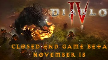 Diablo 4 - Gameplay Part 1 | Will Have a Closed End Game Beta Draws Near