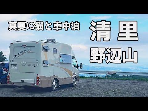 2025夏 にゃんピングカー旅 第2話 清里のお箸やさん アルチザン・パレ・ド・オール 清里の森食堂DD&LUA まきば公園 ヤツレン直売所