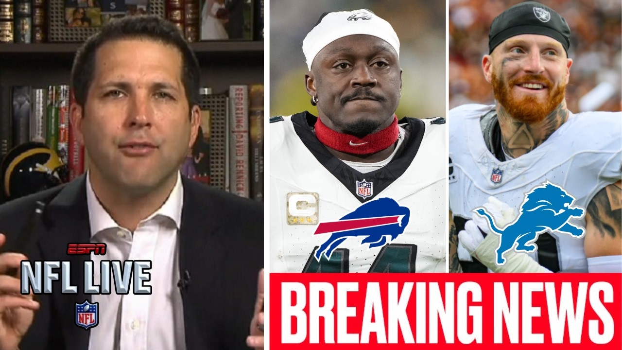 NFL LIVE | Adam Schefter update on NFL free agency: A. J. Brown to Bills? - Maxx Crosby joins Lions?