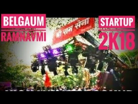 Belgaum RAM Navmi with Vighanaharta Sound at Belgaum 2k18ram navmi startup Belgaum 2k18