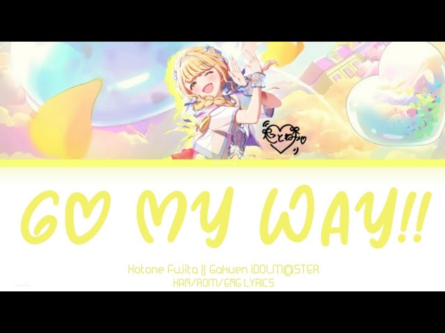 GO MY WAY!! (M@STER Version) - YouTube