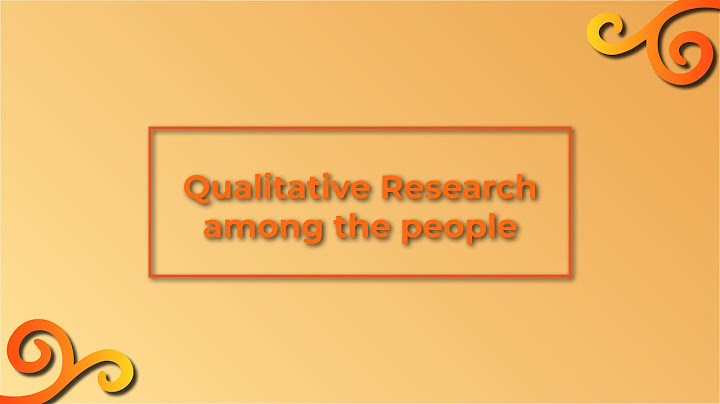 What kind of qualitative research is providing meaning to peoples experiences?