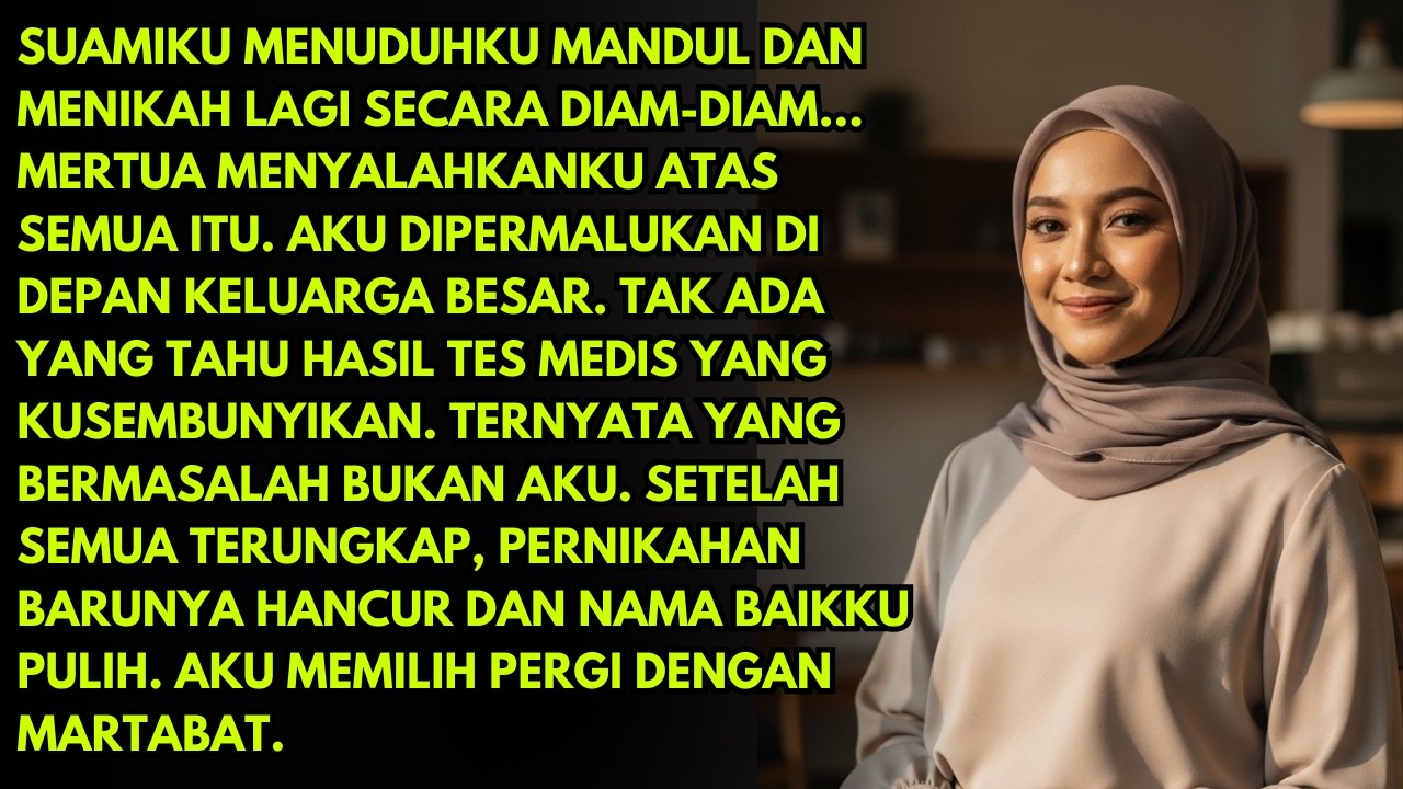 SUAMIKU MENUDUHKU MANDUL DAN MENIKAH LAGI SECARA DIAM-DIAM… MERTUA MENYALAHKANKU ATAS SEMUA ITU.