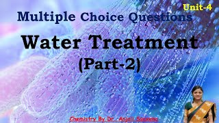 water treatment objective questions and answers || Engineering chemistry unit-4 MCQ || Dr. Anjali screenshot 5