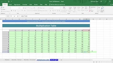 Excel: Advanced Cell Reference
