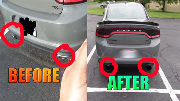 Charger R/T and V6 Diffuser and exhaust tips! ( EASY )
