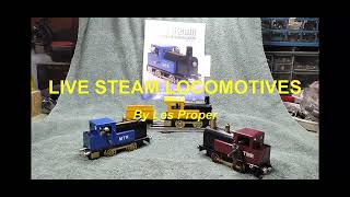 LIVE STEAM LOCOMOTIVES MADE BY LES PROPER