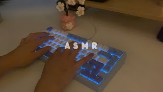 ASMR | lofi satisfying keyboard typing with rain 🌧️🎹  ~no talking / no mid-rolls ~