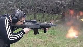 Sig 553 Sbr Slow Motion Shooting