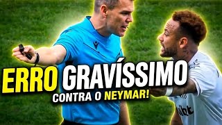 arbitragem comete erro gravíssimo pra cima do Neymar | MELHORES MOMENTOS SANTOS x CORITIBA