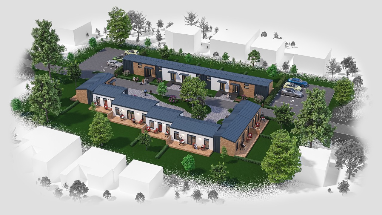 Modulárne komunitné bývanie. Moderné drevostavby v princípoch cirkulárnej ekonomiky.