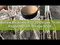 Review Rockville RDS30 Deluxe Thick Padded Drum Throne Stool, 11" Round Seat, 2.5" Cushion, Adjustab