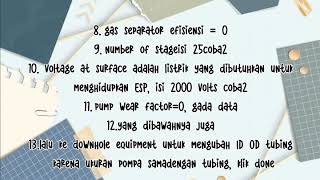 DESIGN ELECTRICAL SUBMERSIBLE PUMP DENGAN MENGGUNAKAN PROSPER