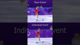 Alina Zagitova Olympics Team Event Vs Individual Event