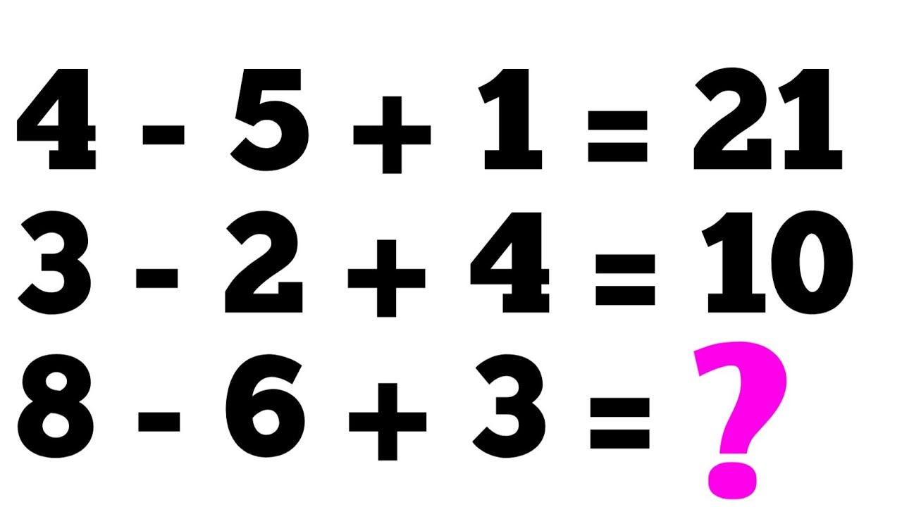 99% Fail This Math Problem l Logical Math l 