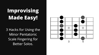 How to REALLY Use the Minor Pentatonic Scale In Your Solos - 3 Hacks