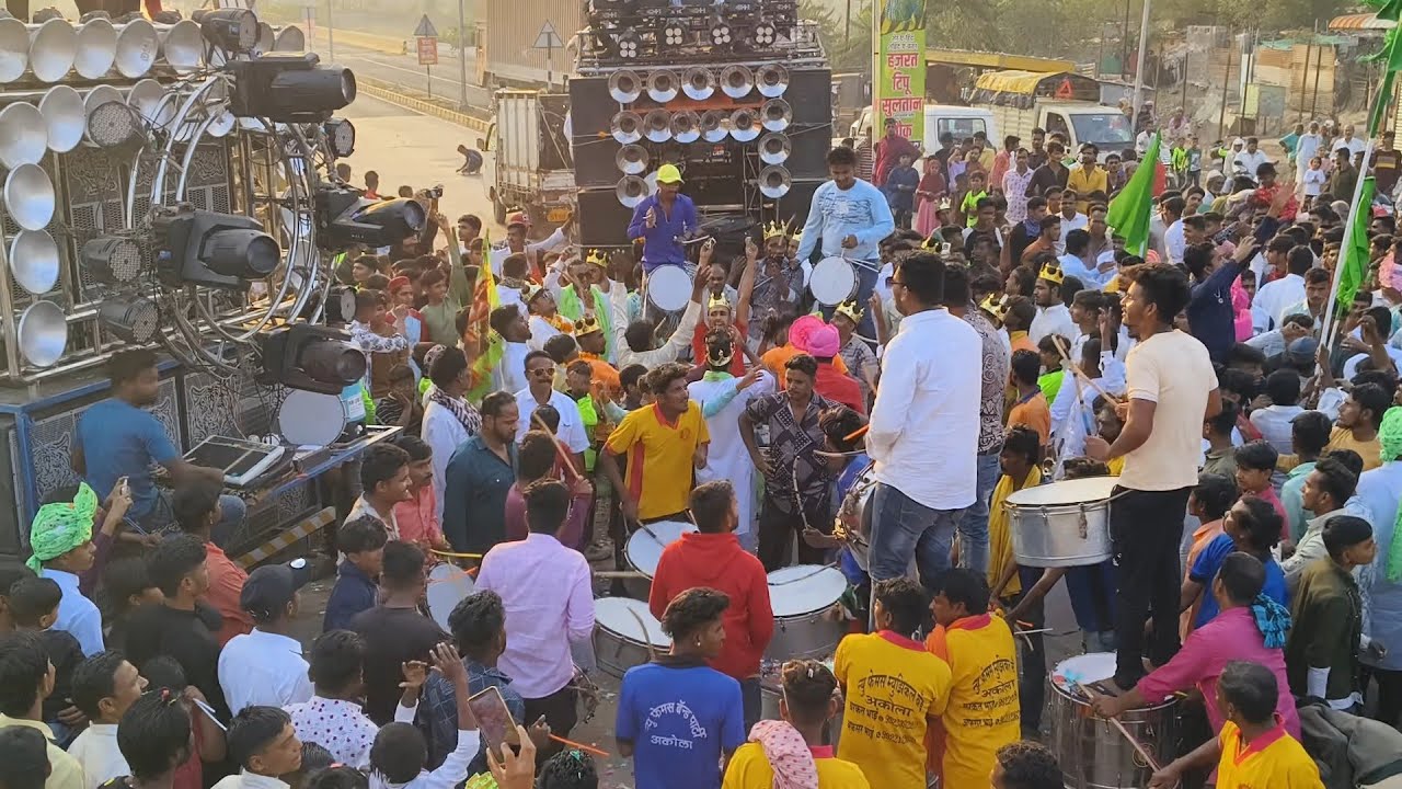 new famous band akola takkar with new sargam band akola | Amdapur Tipu Sultan jayanti 2023