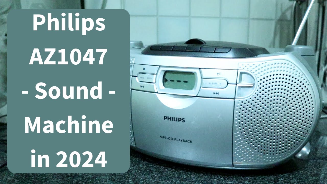 Philips AZ1047 98 CD Sound Machine Tape Recorder - YouTube