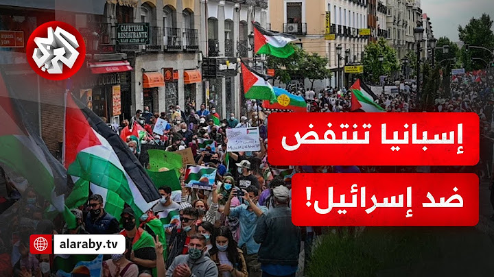 غضب في شوارع إسبانبا.. متظاهرون مناصرون لغزة يطالبون بفرض عقوبات على إسرائيل وقطع العلاقات معها