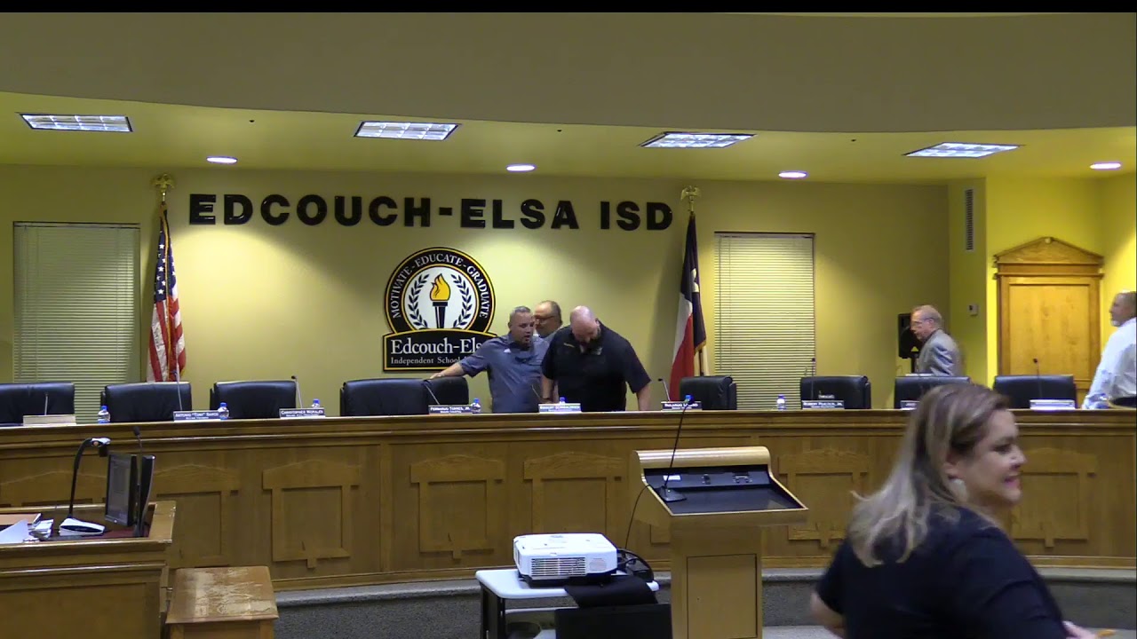 EdcouchElsa ISD Special Board meeting Wednesday, August 14, 2019 YouTube