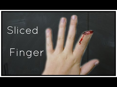 Sliced Finger SFX Make Up Tutorial