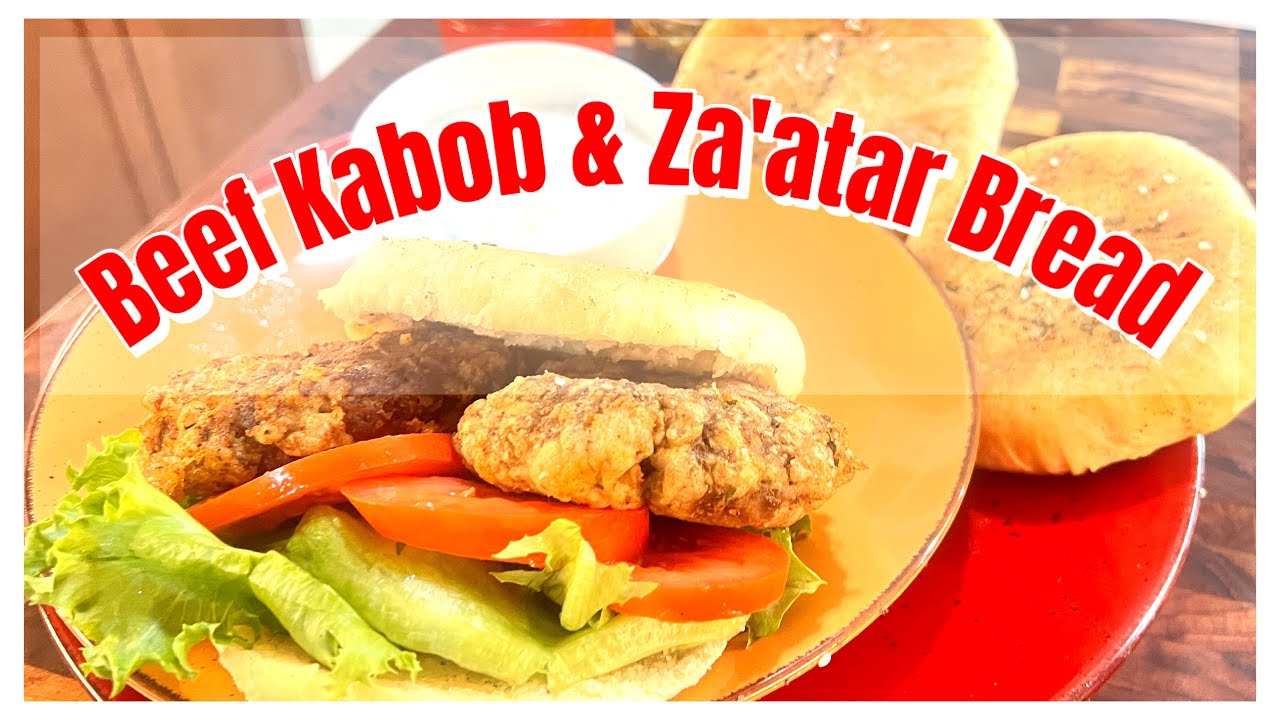 Beef Kabob &  Za’atar Bread 