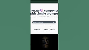 Generate UI components with simple prompts #ai #aitools #aiseries