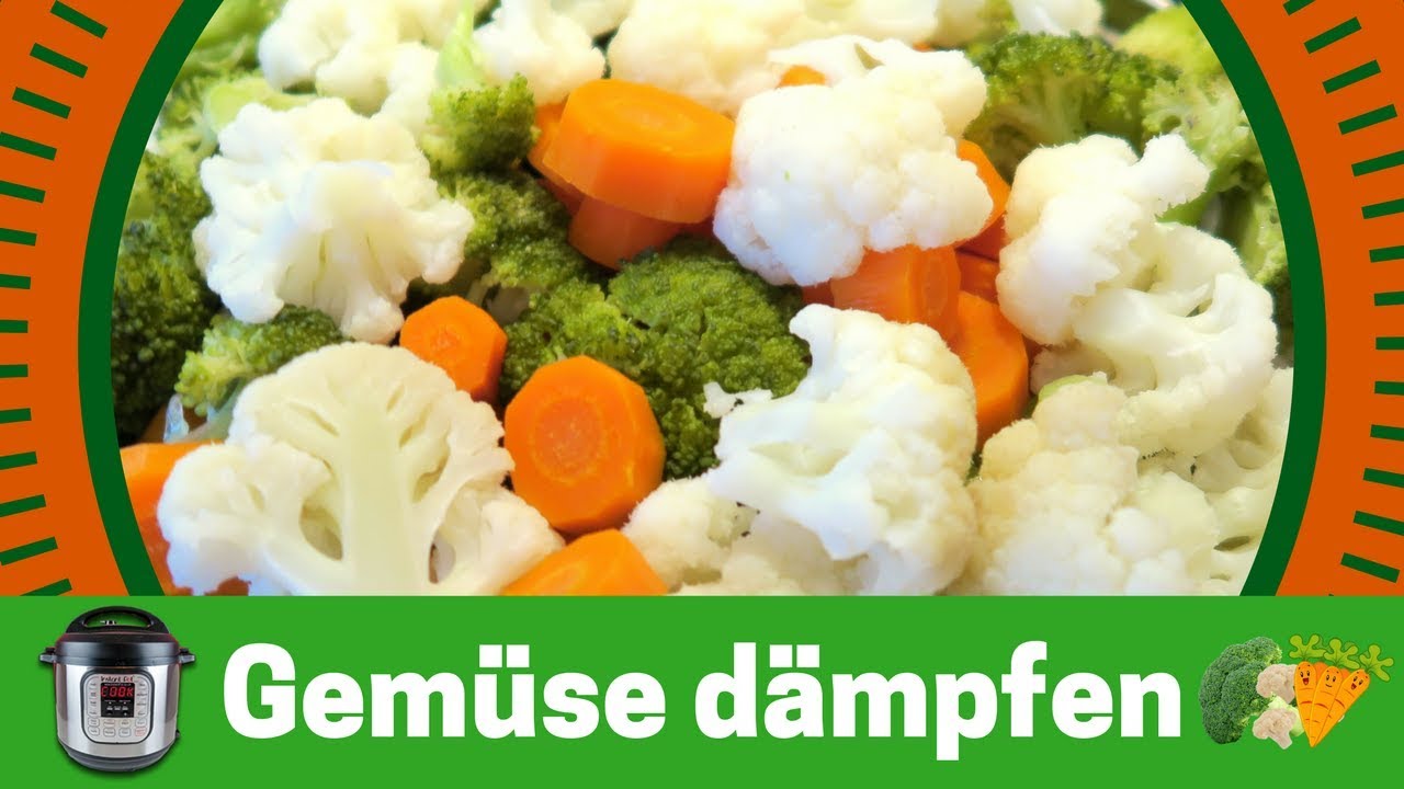 Gemüse dämpfen - schnell & einfach im Instant Pot