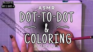 ASMR | Relaxing Dot-to-Dot and Coloring - #1 | Whispered screenshot 1