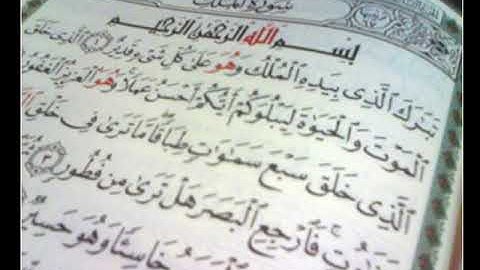 سورة الملك للحاج عامر الكاظمي