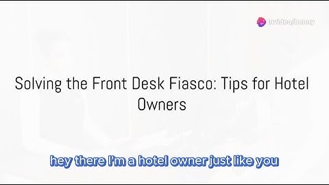 Hotel Staffing Fiasco by www.vendfun.com