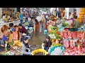 Vegetables cutting skills fish lunch snacks  more  cambodian street food compilation