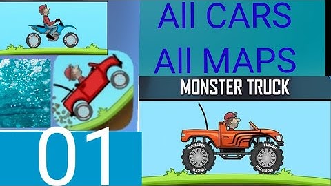Hill Climb Racing || Gameplay walkthrough part 1 - All cars/ All maps ( Iso, Android )  AR Arjun