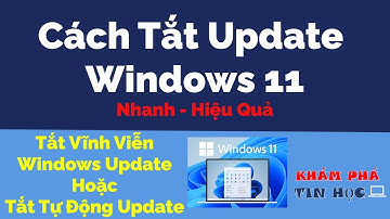 Cách tắt update win 11 - Tắt tự động update của máy tính
