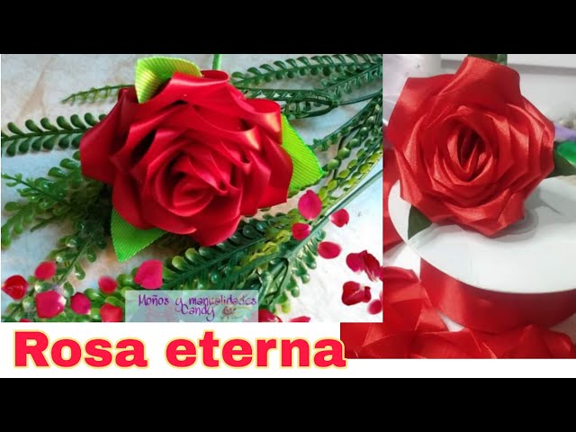 Rosas eternas de liston.💐💙🥰 #diyroses #roses #rosas