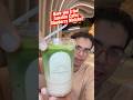 Trying Lunakin Cafes Blueberry Matcha #food #matcha #foodtasting
