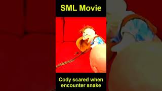 SML Movie Cody scared when encounter snake #sml #smljeffy #smlmovie