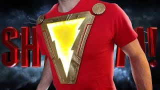 SHAZAM! How to make the lightning bolt with lights! Geeky DIY! Superhero costume!