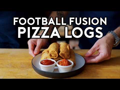 Deep Fried Ham  Cheese Pizza Logs  Football Fusion