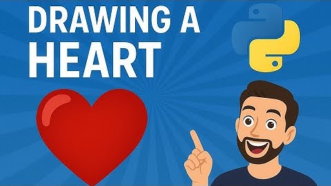 Draw a Heart Shape Using Python | Fun Beginner Project