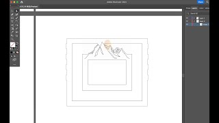 Picture Frame 8 Adding Connecting Artwork in AI