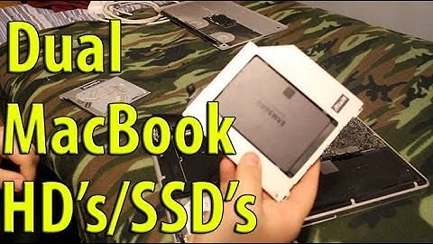 How to: Dual Hard Drives in MacBook Pro | SSD Install | Boot test