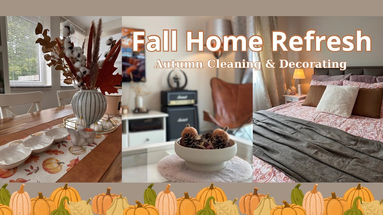 🍁Fall Home Makeover 🍁 Καθαριότητα & Cosy Φθινοπωρινή Διακόσμηση fallseries#3