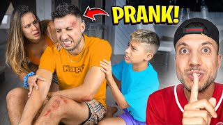 I got in a ACCIDENT 'PRANK' on My Family.. (They Freaked Out) | The Royalty Family